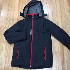 Descente Ski Jacket Black Jr 16 or Womens Small